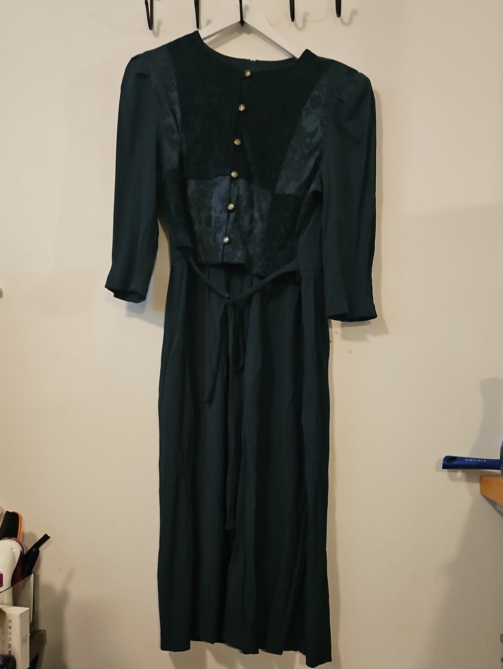 MISS DORBY VINTAGE GREEN DRESS SIZE 18